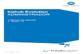 bizhub Evolution · Primeros pasos 5 bizhub Evolution/ UG/ Administrator/ 09:2018 / 1.2 Primeros pasos Después de iniciar sesión en la plataforma bizhub Evolution por primera vez,