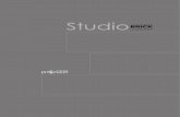 StudioBrick, · 2017. 10. 26. · 2 StudioBrick, colección que permite proyectar interiores de diseño contemporáneo en línea con las tendencias arquitectónicas más actuales.