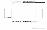 GUÍA DEL USUARIO - Audiophony PA · 2019. 10. 22. · Espaol WALLAMPpad - 2 amplificadores de pared con pantalla táctil de 20W SDBTAUXDLNAAirplay y aplicación 5 - Introducción