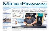 MicroFinanzasstatuscomunicaciones.pe/microfinanzas/agosto-2014-124.pdf · 2014. 8. 19. · grande del mundo, estará en Arequipa Más de 1,200 personas se reunirán en Foromic de