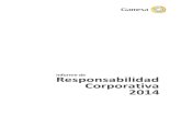 Informe de Responsabilidad Corporativa 2014 · 2015. 10. 21. · INFORME DE RESPONSABILIDAD CORPORATIVA 2014 Sección 00 – Introducción Gamesa-Informe de Responsabilidad Corporativa