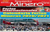 Calendario Ferias Mineras 2020/2021 - Minería del Perú · 2020. 5. 30. · 34ª CONVENCION MINERA PERUMIN - FERIA EXTEMIN Organizado por el Instituto de Ingenieros de Minas del
