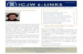 ICJW E Newsletter...ICJW e-LINKS pág 4 Eleonora Groisman nos informa sobre el Consejo Independiente de Mujeres Judías en Ucrania, donde la guerra civil y el anti-semitismo son un