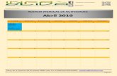 AGENDA MENSUAL DE ACTIVIDADES Abril 2019 - infaoliva de...y 9.139 toneladas. Castilla-La Mancha cuenta con dos de los mayores grupos cooperativos de aceite de oliva de España. El