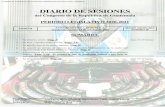 DIARIO DE SESIONES · 2020. 12. 4. · DIARIO DE SESIONES del Congreso de la República de Guatemala PERÍODO LEGISLATIVO 2020-2021 TOMO II CONGRESO DE LA REPÚBLICA Guatemala, martes