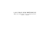 La FAO en México · La Representación de la FAO en México se ha propuesto presentar una visión integrada y de largo plazo de la cooperación técnica llevada a cabo durante más