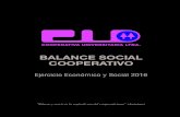 BALANCE SOCIAL COOPERATIVO · 2018. 2. 12. · tuto Social. El análisis detallado de la diversidad de accio- ... Carta de presentación del Balance Social Cooperativo (BSCOOP) de