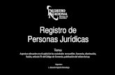 Registro de Personas Jurídicas en las Sociedades... · 2020. 9. 2. · c) Escritura pública d) Inscripción en el Registro de Personas Jurídicas y e) Publicación en la Gaceta