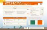 INITIO KWS Seed Technologies...La combinación de INITIO es lo que marca la diferencia La combinación INITIOZinc y manganeso: Insecticida: Ácidos húmicos: Mejoran la formación