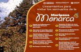 Recomendaciones Santuarios de Mariposa Monarca copia copia · 2020. 1. 21. · No introducir alimentos, bebidas alcohólicas, objetos punzo cortantes, armas de fuego, ni mascotas