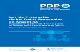 INDICE - Argentina...- Varios de los participantes de las reuniones coincidieron en la necesidad de que la Ley Nº 25.326 se adecue al Reglamento (UE) 2016/679 del Parlamento Europeo