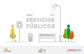 servicios publicos 2020 - Plan Estratégico de Juárez...(EcoBus) 7.07 Semaforización 6.95 Señales Viales 6.17 Alumbrado Público 6.04 Disponibilidad de áreas verdes Satisfacción