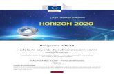 Programa H2020 - European Commissionec.europa.eu/research/participants/data/ref/h2020/mga/...que se establece Horizonte 2020, Programa Marco de Investigación e Innovación (2014-2020)