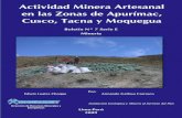 Actividad Minera Artesanal · 2019. 7. 15. · Actividad Minera Artesanal en las Zonas de Apurímac, Cusco, Tacna y Moquegua Boletín N o 7 Serie E Edwin Loaiza Choque Dirección