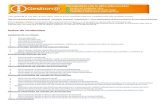 Indice de contenidos - Obralia · 2013. 3. 26. · criterios semafóricos de los documentos publicados Indice - Un vistazo - Contratar - Instrucciones - Opciones básicas - Opciones