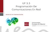 UF 3.3 Programación De Comunicaciones En Red...vez de servidor para otros elementos de la red. Su ventaja fundamental es que eliminan los problemas fundamentales del modelo cliente/servidor