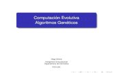 Computación Evolutiva Algoritmos Genéticosinfofich.unl.edu.ar/upload/c54d657ea9fcb9c26ca52eb4f0f8a...Algoritmos genéticos: representación de los individuos Diego Milone Inteligencia