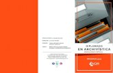 EN ARCHIVÍSTICAagn.gob.do/images/pdf/Brochure_-_diplomado_en... · 2020. 6. 16. · Fundamentos de i la Archivística. 6 27/7/2020 29/7/2020 Legislación Archivística. 3 31/7/2020
