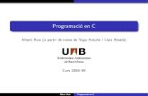 Programaciأ³ en C - UAB Barcelona infobiotec/materials/transparencies... Sessi o 1Sessi o 2Sessi o 3