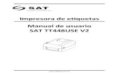 Impresoradeetiquetas Manualdeusuario SATTT448USEV2 · 2021. 1. 29. · Rev.1.1 (2/2) Descargarfuentes Fuentes de mapa debits ... 2D PDF417,DataMatrix,Maxicode,Aztec,QRCode Interfaces