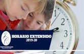 HORARIO EXTENDIDO - Instituto Colinas · 2019. 10. 12. · HORARIO EXTENDIDO • El horario extendido es de 3:00 a 6:00 p.m. incluye Estancia Escolar conClub de Tareas y dinámicas,delunes