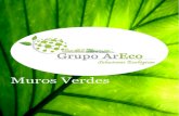 Muros Verdes - Grupo Areco1. MACETA INFERIOR: Esta maceta se ubica en la parte inferior del EcoMuro, se recomienda para muros interiores, sirve como receptora para el exceso de agua