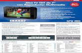 Una promoción exclusiva de Mini TV TDT de 7” con Reproductor … · 2012. 3. 16. · CÓMO COMPLETAR LA CARTILLA Rellena esta cartilla con 2 de los 5 cupo-nes que encontrarás