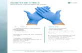 GUANTES DE NITRILOcon los guantes de vinilo. GUANTES DE NITRILO desechables, hipoalergénicos, azules MARETINGCORPORATIO Tel: 934 050 933 e-mail: info@emede.com Certificado conforme