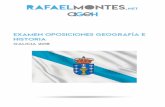 Examen oposiciones geografÃ a e historia Galicia 2018€¦ · Microsoft Word - Examen oposiciones geografÃ a e historia Galicia 2018 Author: Usuario Created Date: 8/22/2019 5:03:46