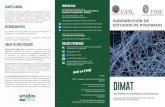 DIMAT · 2020. 10. 14. · (DIMAT) está reconocido por el Consejo Nacional de Ciencia y Tecnología (CONACYT) dentro del Programa Nacional de Posgrados de Calidad (PNPC), por lo