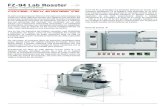 FZ-94 Lab Roaster€¦ · 100 gram – 2.4 kg Pro-Lab Roaster 77 84 51 Panel de Control. 2 El FZ-94 utiliza un método único de tostado- radiación infrarroja, conducción y convección-