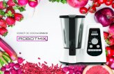 Robot ROBOTMIX RM610 - Grupo Deluxe€¦ · ROBOT DE COCINA RM610 ¡Cocine multitud de recetas! Además ahorre espacio, tiempo y energía, ya que incorpora las funciones de diferentes