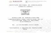  · Web viewINSTITUTO NACIONAL DE CARDIOLOGIA IGNACIO CHÁVEZ DIRECCIÓN DE ADMINISTRACIÓN CONVOCATORIA PARA PARTICIPAR EN LA LICITACIÓN PÚBLICA NACIONAL ELECTRÓNICA No. LA-012NCA001-E722-2020