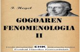 Gogoaren fenomenologia II-HEGEL - abertzalekomunista.net€¦ · Title: Microsoft Word - Gogoaren fenomenologia II-HEGEL.docx Created Date: 2/6/2020 4:06:38 PM