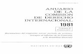 Anuario de la Comisión de Derecho Internacional, 1981 ......Corte Internacional de Justicia, ocurrida el 15 de enero de 1981, ha quedado una vacante en la Comisión de Derecho Internacional.