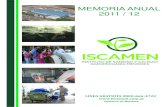 MEMORIA ANUAL 2011 / 12 - Iscamen · 2017. 8. 16. · de productores, reuniones informativas y de seguimiento del programa, coordinación con los técnicos de campo y con el área