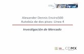Investigacion de Mercado Alexander Dennis Linea 4data.metrobus.cdmx.gob.mx/docs/L7/EDP.pdf · 2017. 5. 31. · El perﬁl de medios de transporte ulizados) de) los) encuestados) se)