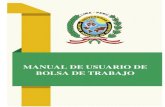 MANUAL DE USUARIO BOLSA DE TRABAJO - USDG · Oficina de Informática y Sistemas Fecha: septiembre del 2019 Universidad Santo Domingo de Guzmán Manual de Usuario de la Bolsa de Trabajo