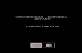 UNIVERSIDAD - EMPRESA - ESTADOplanmaestroinv.udistrital.edu.co/documentos/PMICI-UD... · 2015. 6. 13. · La empresa y la Universidad en la sociedad del conocimiento. Carlos Enrique