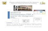 Elaborar Documentos PDF a partir de imágenes JPG. · 2020. 9. 26. · Universidad Autónoma de Sinaloa. Dirección General de Servicios Escolares. Elaborar Documentos PDF a partir