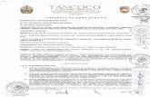 municipio de tancoco · 2017. 5. 4. · d) tancoco gobierno municipal "juntos transformaremos a tancoco" 2014-2017 convienen en aceptar a la bitÀcora de obra como el instrumento