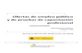 Boletín semanal de Ofertas de Empleo Público - Galicia...en la Ley 2/2015, de 29 de abril, del empleo público de Galicia, o en condi-ciones de obtenerla en la fecha en que finalice