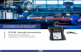 PCE Instruments - Interempresas · 2020. 2. 25. · como obtener el valor promedio y una medición de temperatura diferencia. El pirometro cubre un amplio sector para medir temperatura