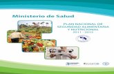 Ministerio de Saludsistemas.inec.cr/snisan1/pdf/mlp/DPEEAS_plan_nacional... · 2014. 7. 23. · de alimentos con calidad e inocuidad para la población 1.1 Producción de alimentos