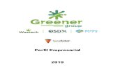 Perfil Empresarial 2019 - Greener Groupcrsostenible.com/wp-content/uploads/2020/02/Perfil...o Piezocono cptu o Velocidad de onda cortante o Rotación con punta diamante Ensayos de
