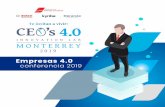 Empresas 4.0 conferencia 2019 - vivegrow · 2019. 9. 5. · Los participantes comprenderán las características que tienen en común las empresas 4.0, cuáles son los retos que enfrentan