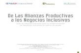 De Las Alianzas Productivas a los Negocios Inclusivos · 2017. 3. 17. · 3 Introducción La Guía de Mejores Prácticas para la implementación de Negocios In-clusivos en palma de