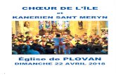 Le Choeur de l'Ilechoeurdeliletudy.fr/Albums/Programme concert avril 2018.pdf · 2018. 5. 4. · (Refour des Celtes) Le canon des scats A. Duval / J-Y. Le Ven Y. Gwernig / J-Y. Le