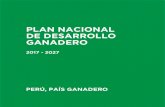 PLAN NACIONAL DE DESARROLLO GANADERO - Gob...10 MINISTERIO DE AGRICULTURA Y RIEGO PLAN NACIONAL DE DESARROLLO GANADERO 2017-202711 Se ha realizado un análisis de la situación de