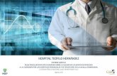 HOSPITAL TEÓFILO HERNÁNDEZ...Este informe contiene la información gráfica para el hospital Teófilo Hernández. En documentos aparte se entregan los resultados para el resto de